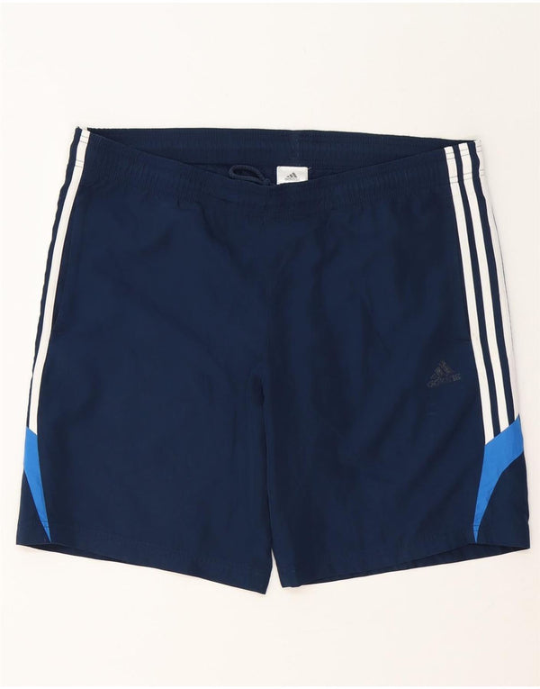 Adidas Herre Sportshorts Medium Navy Blue Colourblock Polyester