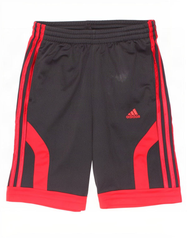 Adidas Boys Sports Shorts 11-12 år Sort Colourblock Polyester