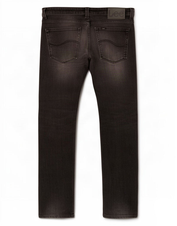 Lee Mens Powell Slim Jeans W34 L34 Grå Bomuld