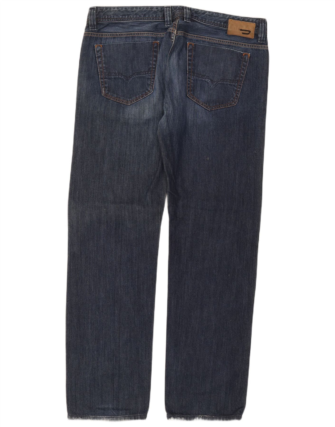 Diesel Herre Viker Straight Jeans W38 L34 Blå Bomuld