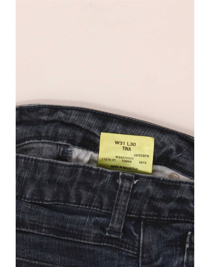 Wrangler Dame TIna Bootcut Jeans W31 L30 Blå Bomuld