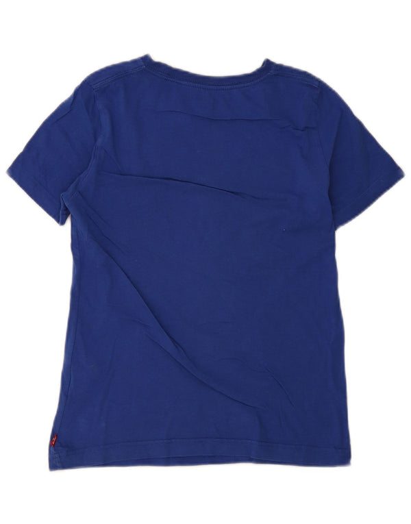 Levi's Boys Grafisk T-Shirt Top 11-12 År Blå Bomuld