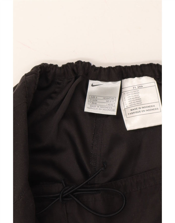 NIKE Womens Tracksuit Trousers UK 8/10 Small Black Polyester Vintage Nike and Second-Hand Nike from Messina Hembry 