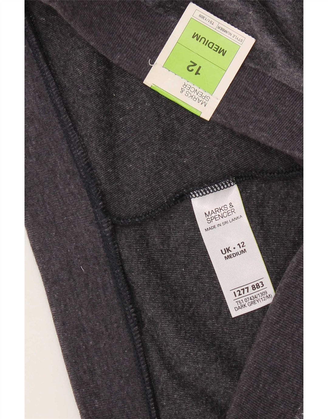 Marks & Spencer Træningsdragtsbukser til kvinder UK 12 Medium W30 L30 Grå