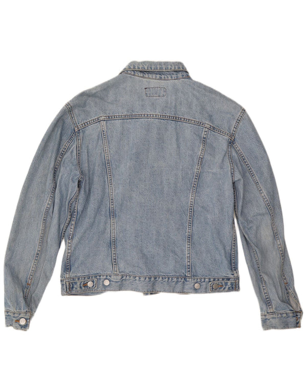 Carrera Herre denimjakke UK 40 Stor Blå Bomuld
