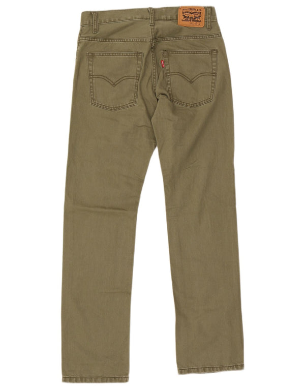 Levi's Boys 511 Slim Jeans 15-16 år W28 L28 Khaki Cotton