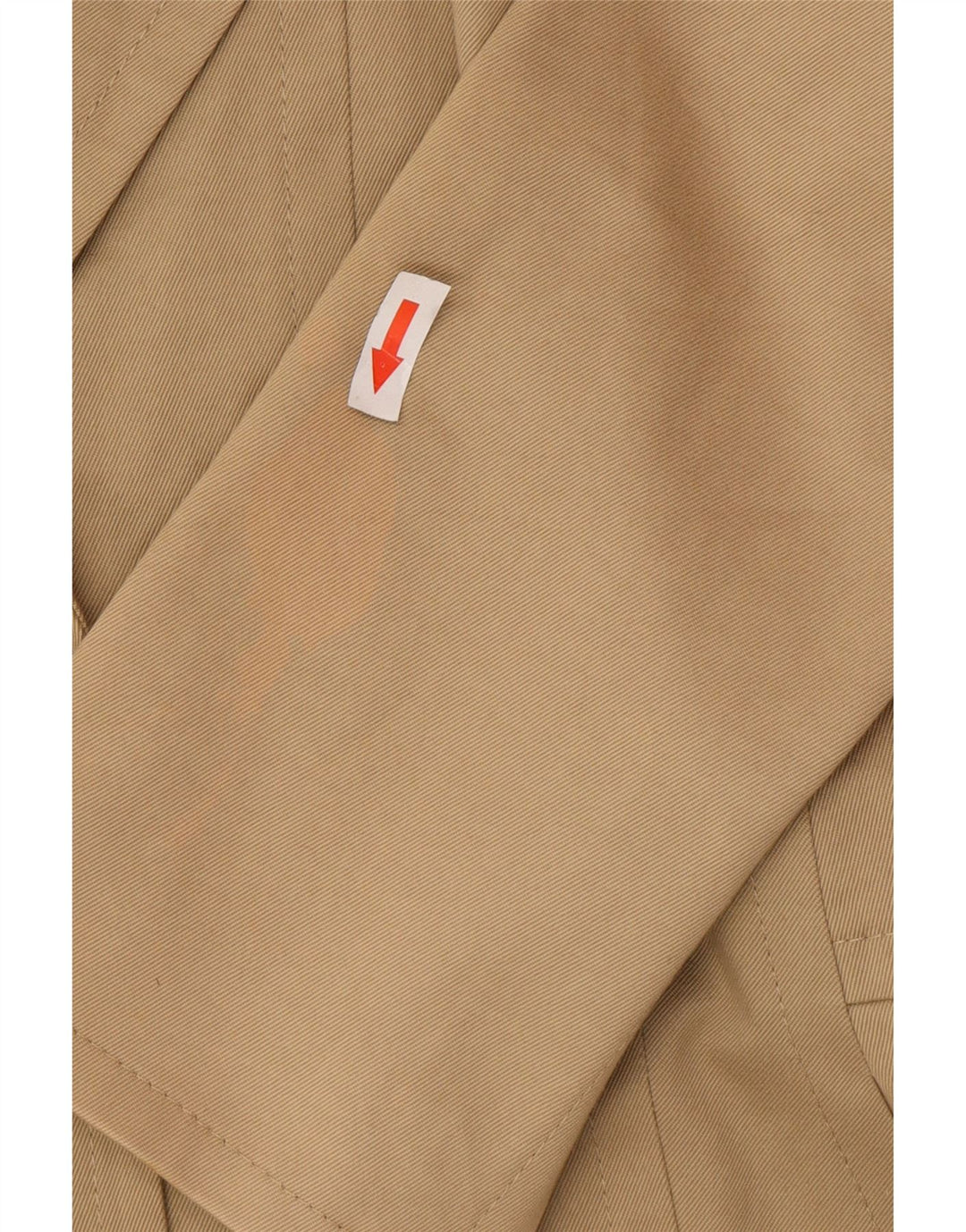 Hugo Boss Dame 3 Button Blazer Jacket UK 10 Small Beige Bomuld Classic