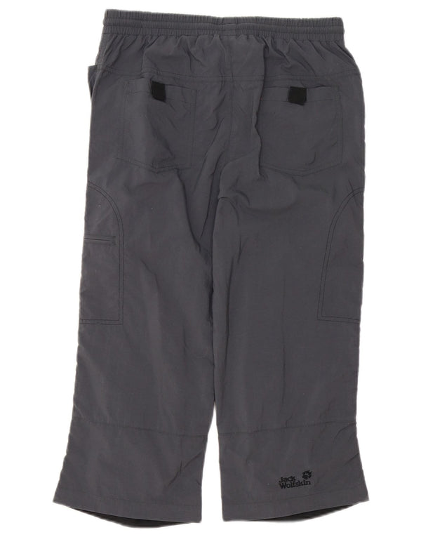 Jack Wolfskin Pige Capri Bukser 15-16 år W28 L20 Grå Colourblock
