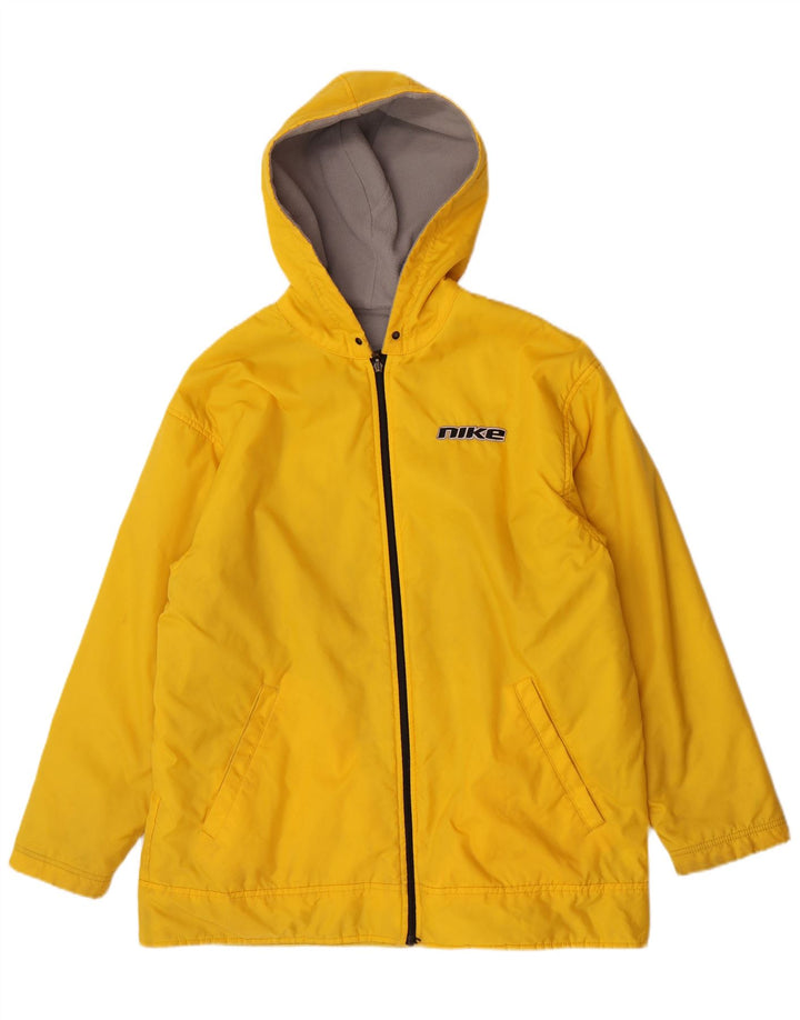 Nike Herre Vendbar hættejakke UK 38 Medium Gul Nylon