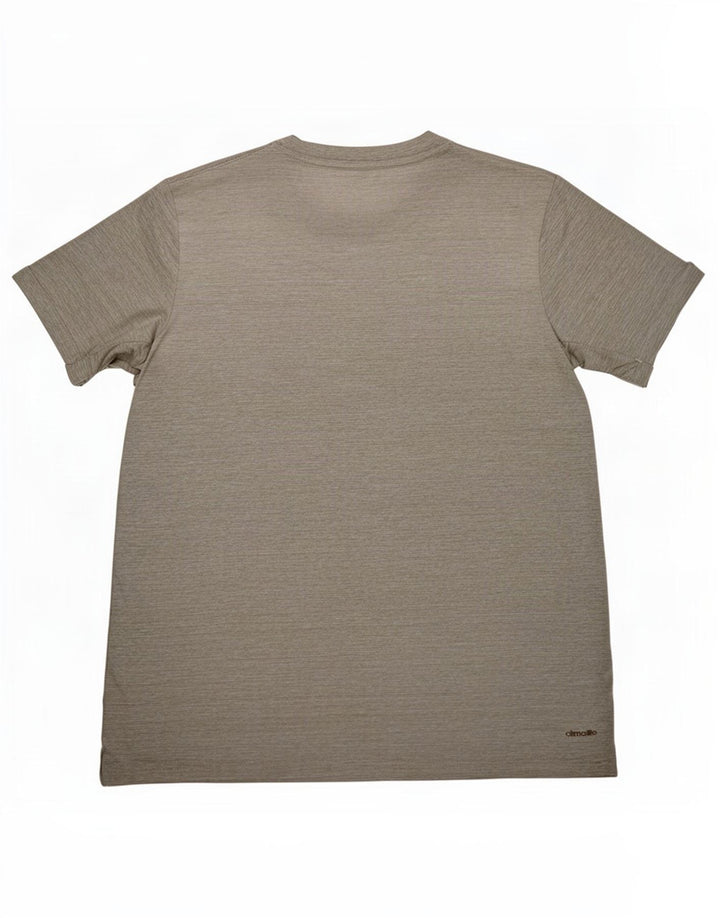 Adidas Herre Climalite T-Shirt Top Medium Grå Polyester