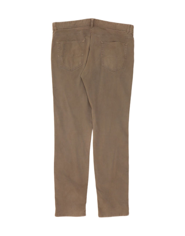 Trussardi Herre Slim Chino Bukser IT 56 3XL W40 L36 Khaki Bomuld
