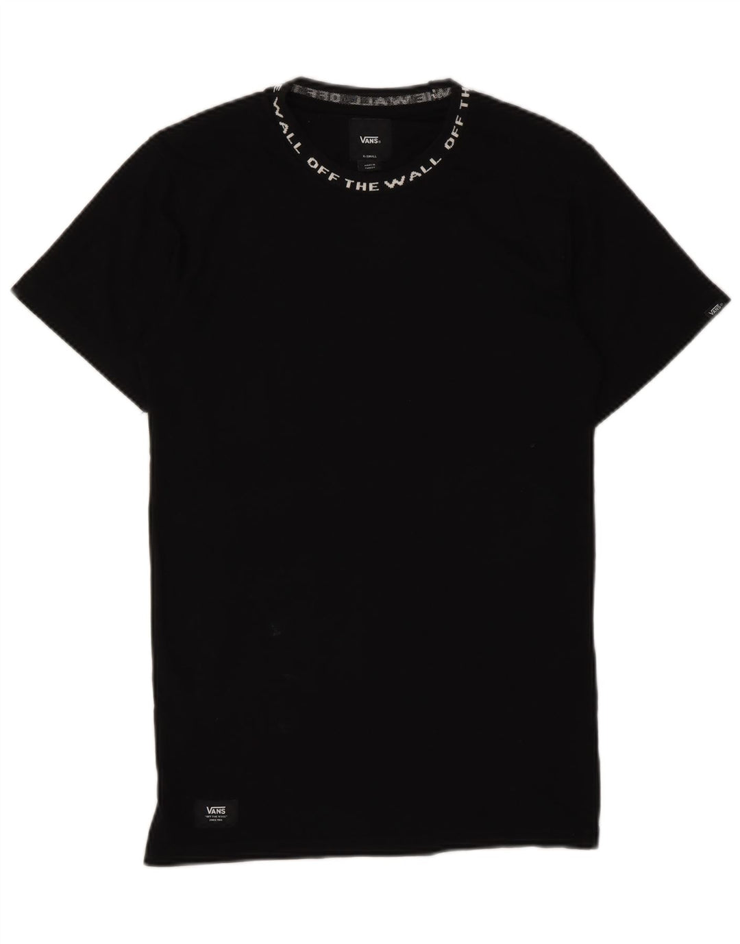 Vans Herre Grafisk T-Shirt Top XS Sort Bomuld