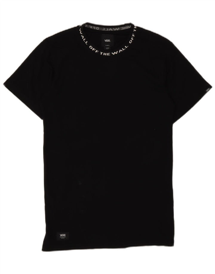 Vans Herre Grafisk T-Shirt Top XS Sort Bomuld