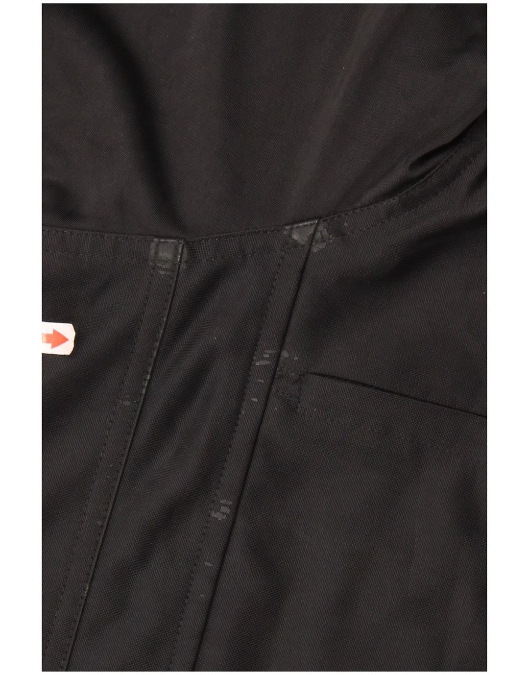 ADIDAS Dame Oversized hættetræningsdragt Topjakke UK 14 Large Sort