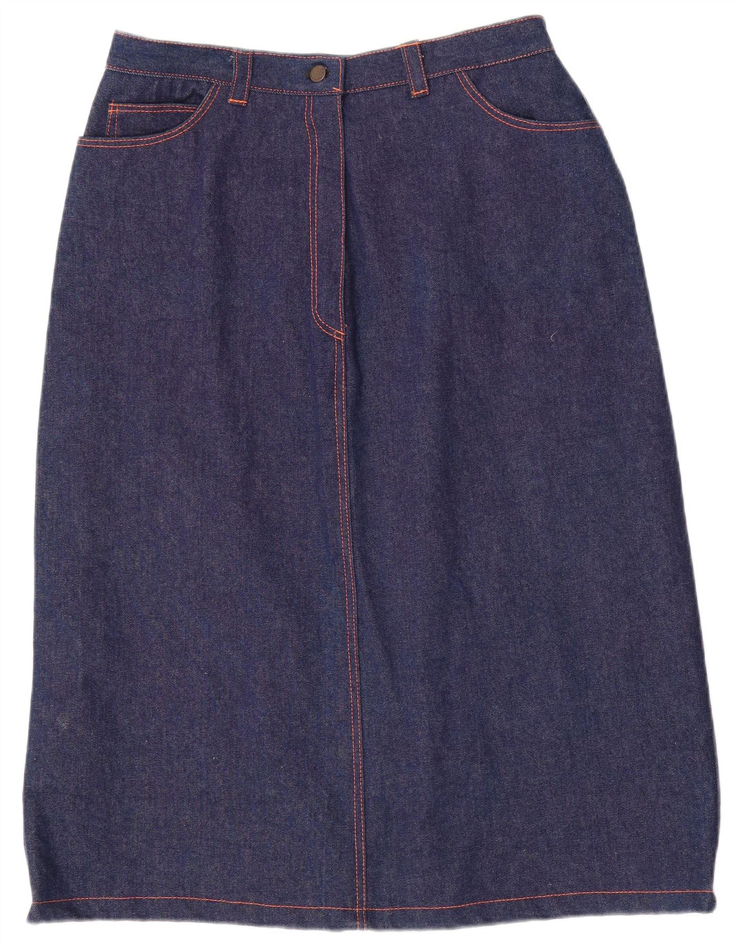 Vintage denimnederdel til kvinder W31 Medium Navyblå