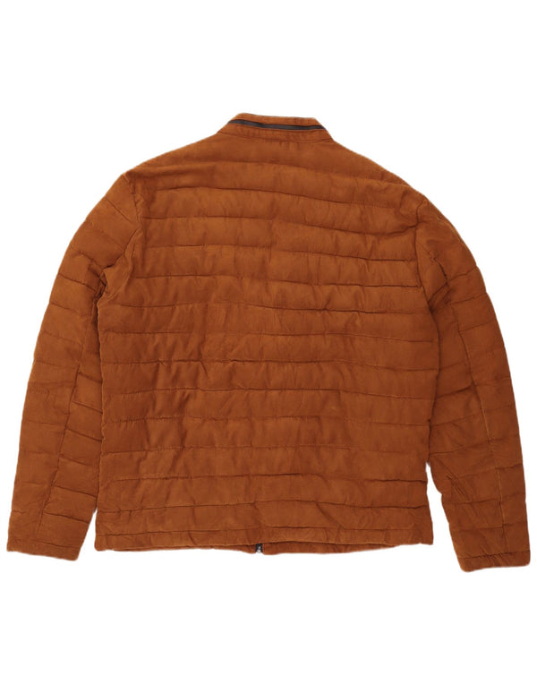 CLAYTON Polstret herrejakke UK 44 2XL Brun