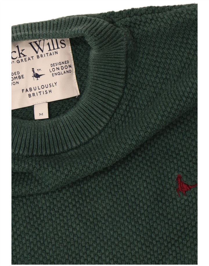 Jack Wills Herre Crew Neck Jumper Sweater Medium Green Bomuld