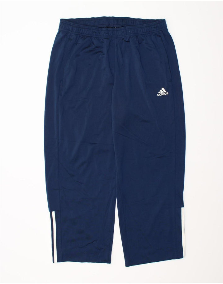 Adidas Træningsdragtsbukser til mænd UK 46/48 XL Navy Blue Polyester