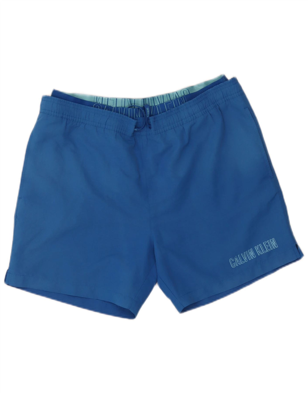 Calvin Klein Badeshorts til mænd store blå polyester