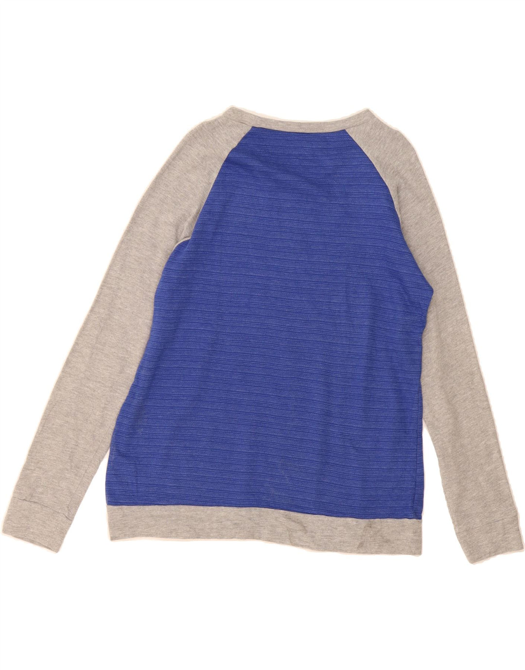 NFL Womens Colts Graphic Sweatshirt Jumper UK 16 Large Blue Colourblock Vintage NFL and Second-Hand NFL from Messina Hembry 