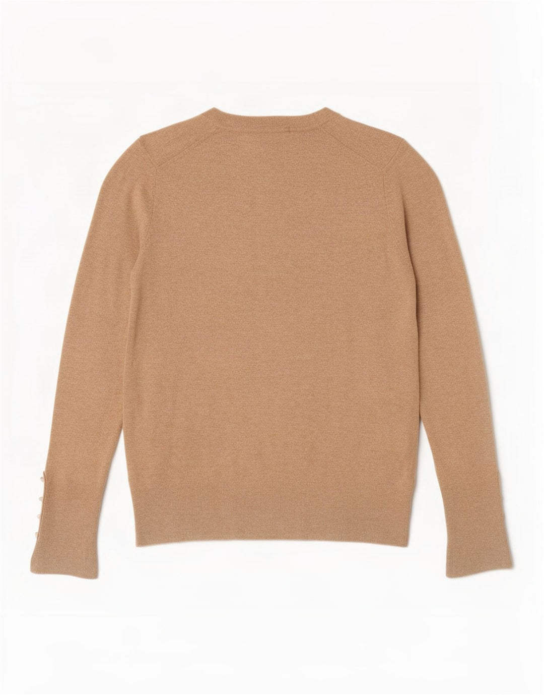 Zara Dame sweater med rund hals DK 12 Medium Beige