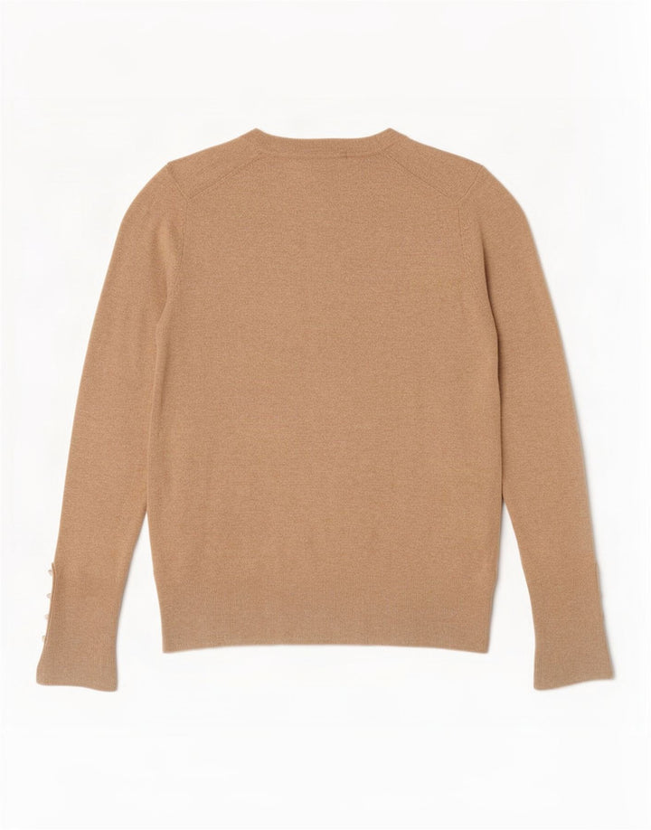 Zara Dame sweater med rund hals DK 12 Medium Beige