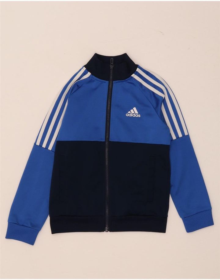 Adidas Træningsdragt Topjakke til drenge 7-8 år Blå Colourblock Polyester