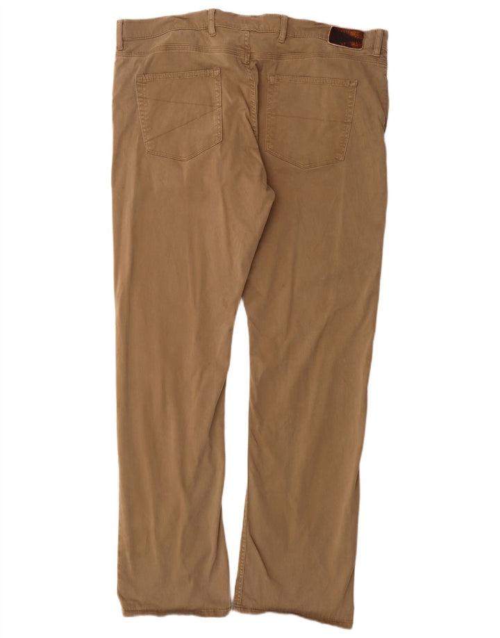 Marks & Spencer Herre Blue Harbor Bootcut Casual Bukser W40 L33 Beige