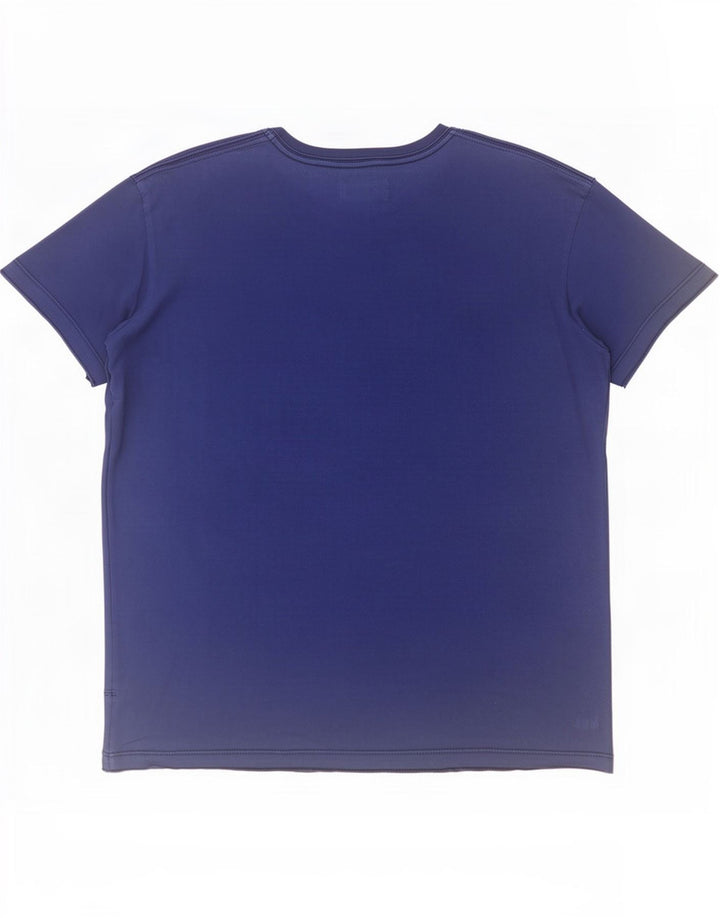 Diesel Herre Grafisk T-Shirt Top Stor Blå