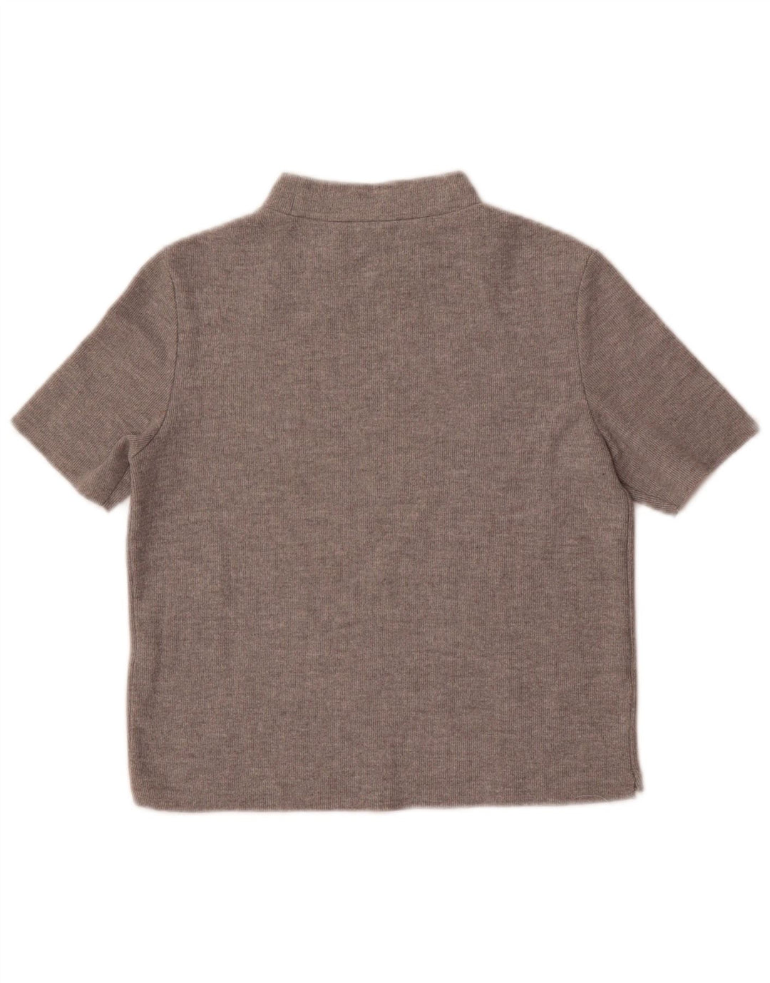Zara Dame Trafaluc Crop T-Shirt Top UK 10 Lille Grå Polyester
