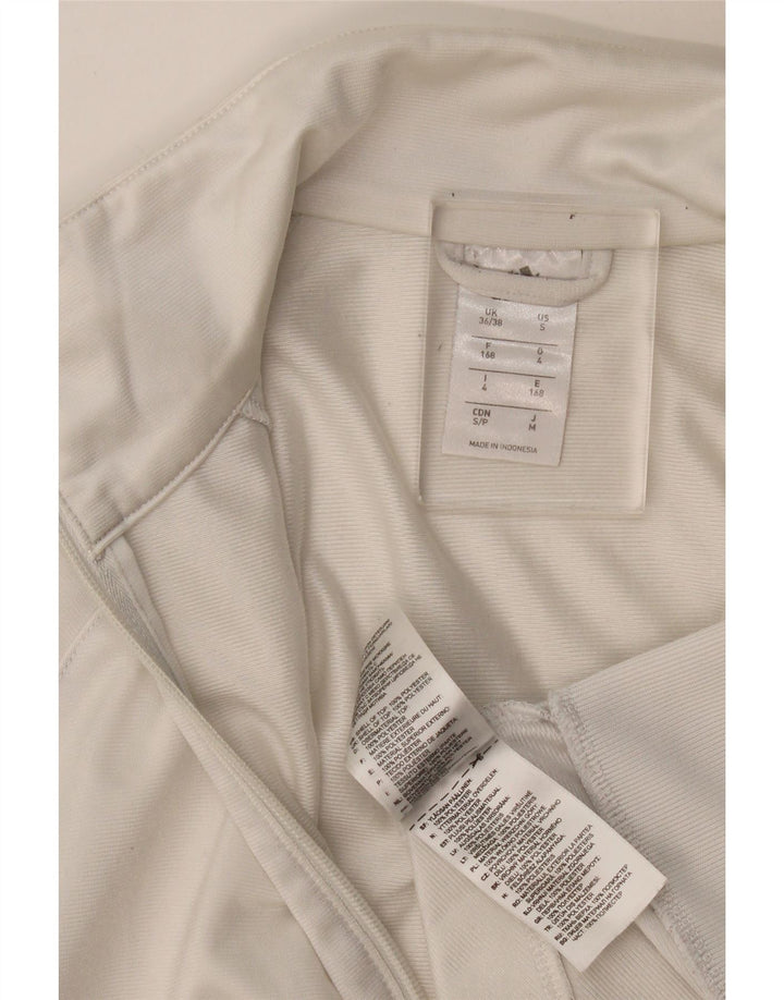 Adidas Træningsdragt til mænd Topjakke UK 36/38 Lille hvid polyester