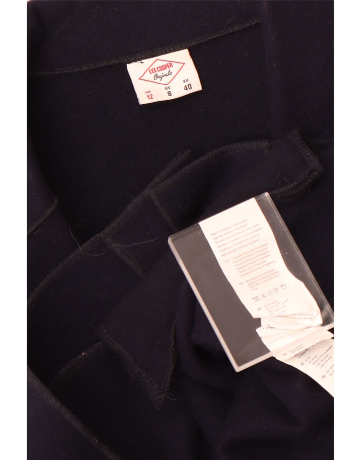 Lee Cooper Dame 3-knaps blazerjakke UK 12 Medium Navy Blue Polyester