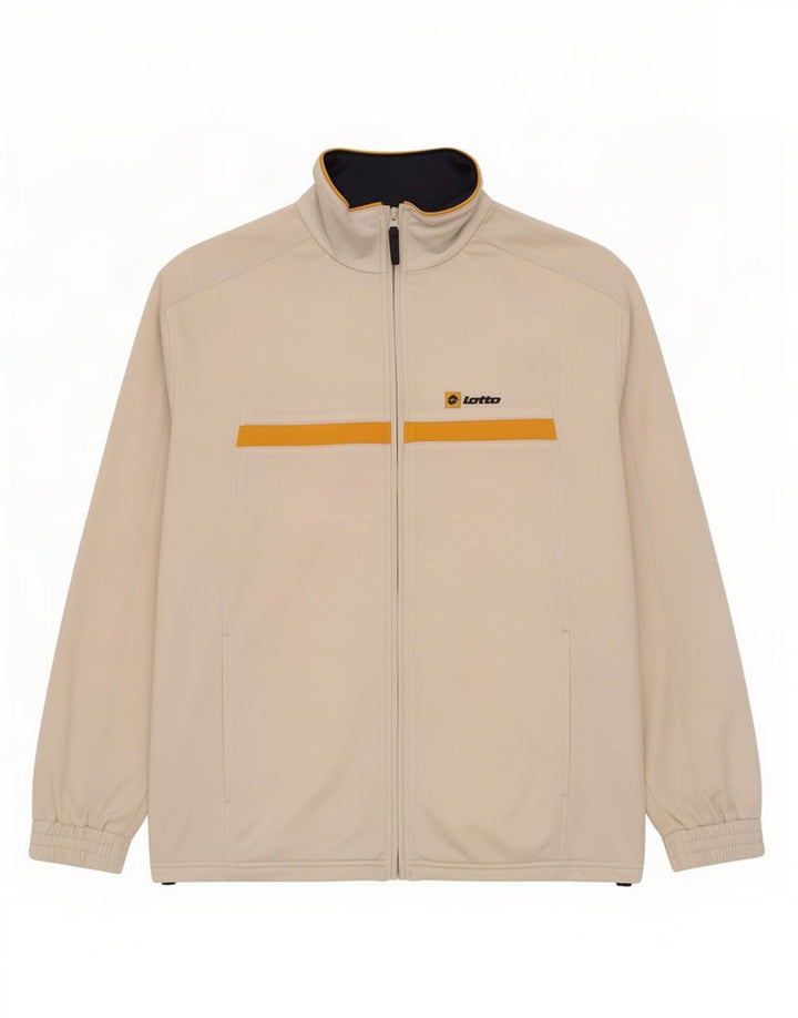 Lotto Træningsdragt til mænd Topjakke IT 46/50 Medium White Colourblock Polyester