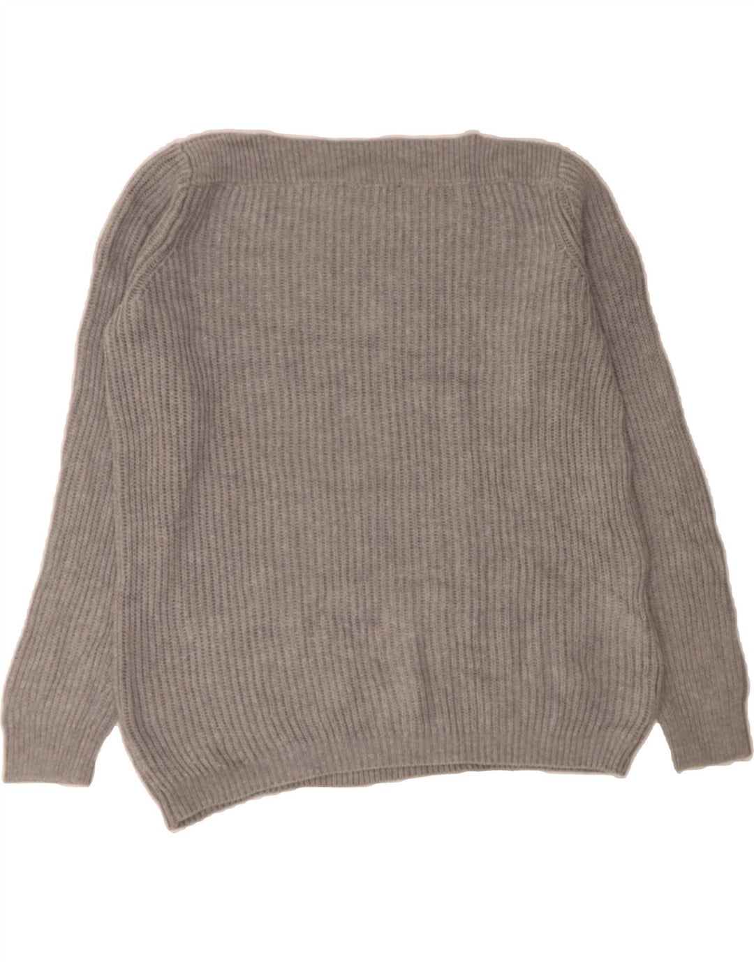 TOMMY HILFIGER Womens Oversized Boat Neck Jumper Sweater UK 14 Medium Grey Vintage Tommy Hilfiger and Second-Hand Tommy Hilfiger from Messina Hembry 