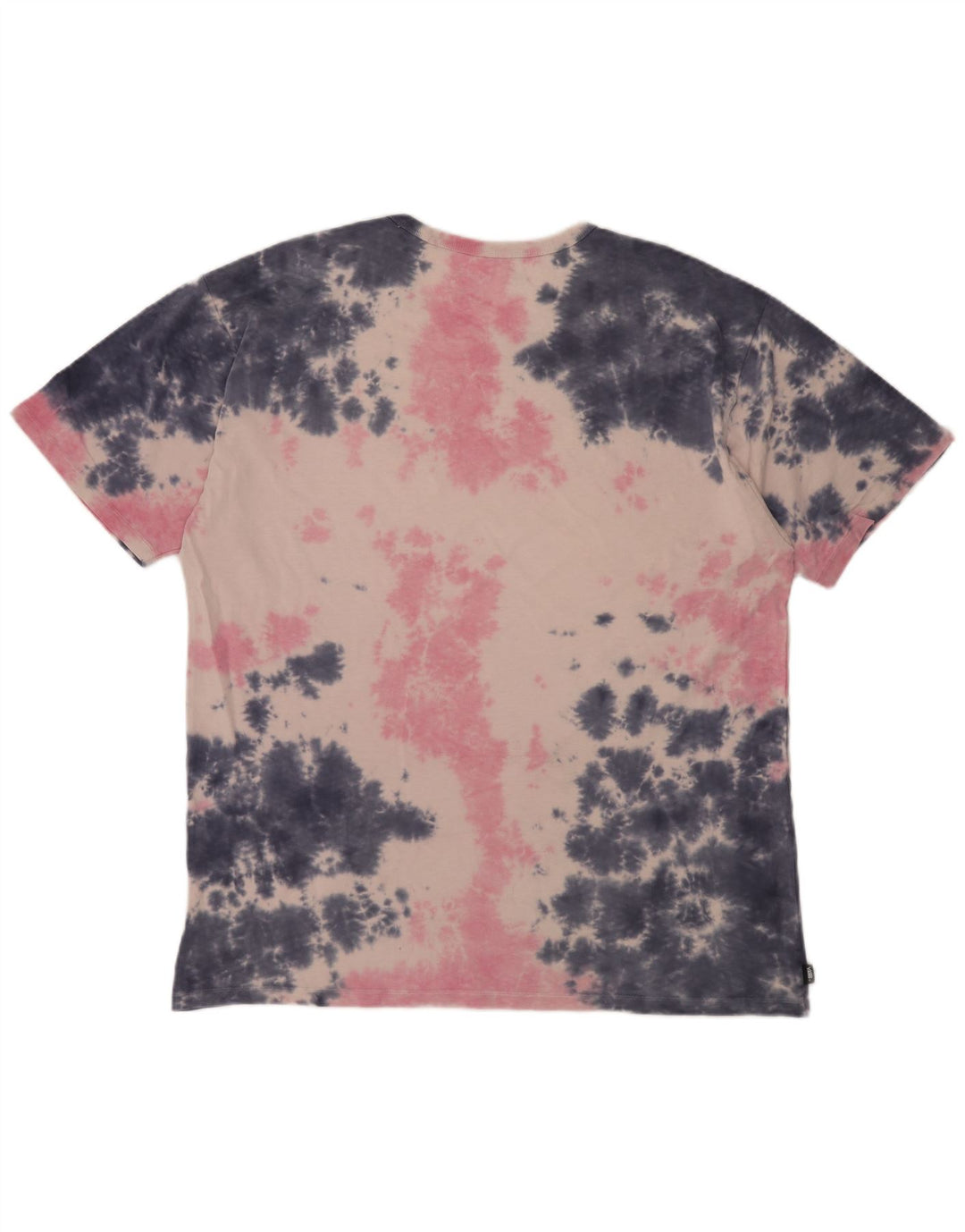 VANS Herre T-Shirt Top XL Pink Tie Dye Bomuld