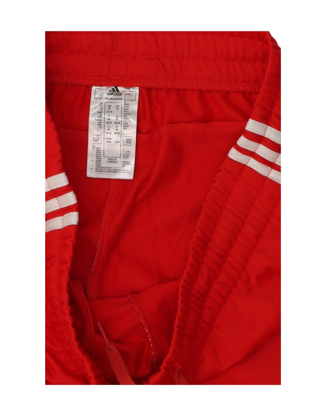 Adidas Træningsdragtsbukser til kvinder UK 12/14 Medium Rød Polyester
