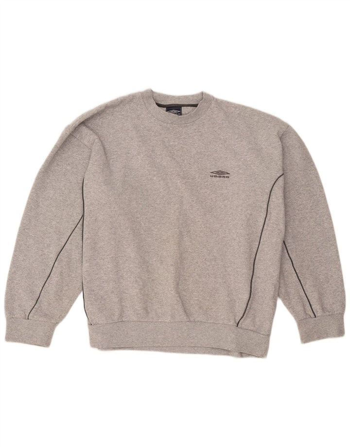 Umbro Herre Sweatshirt Jumper XL Grå Bomuld