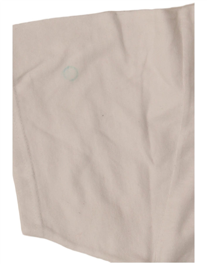 Hard Rock Dame Miami Grafisk T-Shirt Top UK 14 Medium Hvid Bomuld