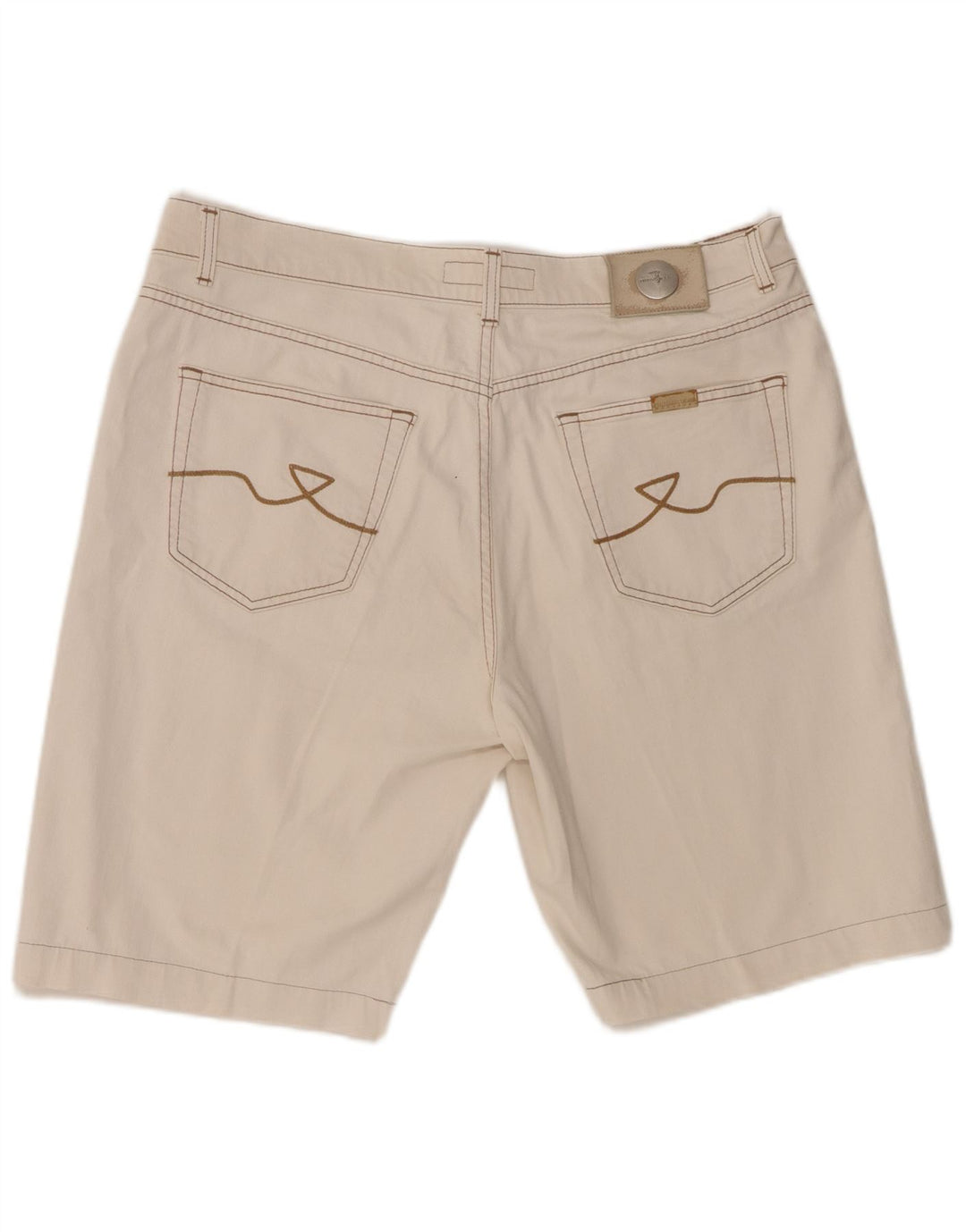 TRUSSARDI Casual Shorts til mænd W38 XL Hvid Bomuld