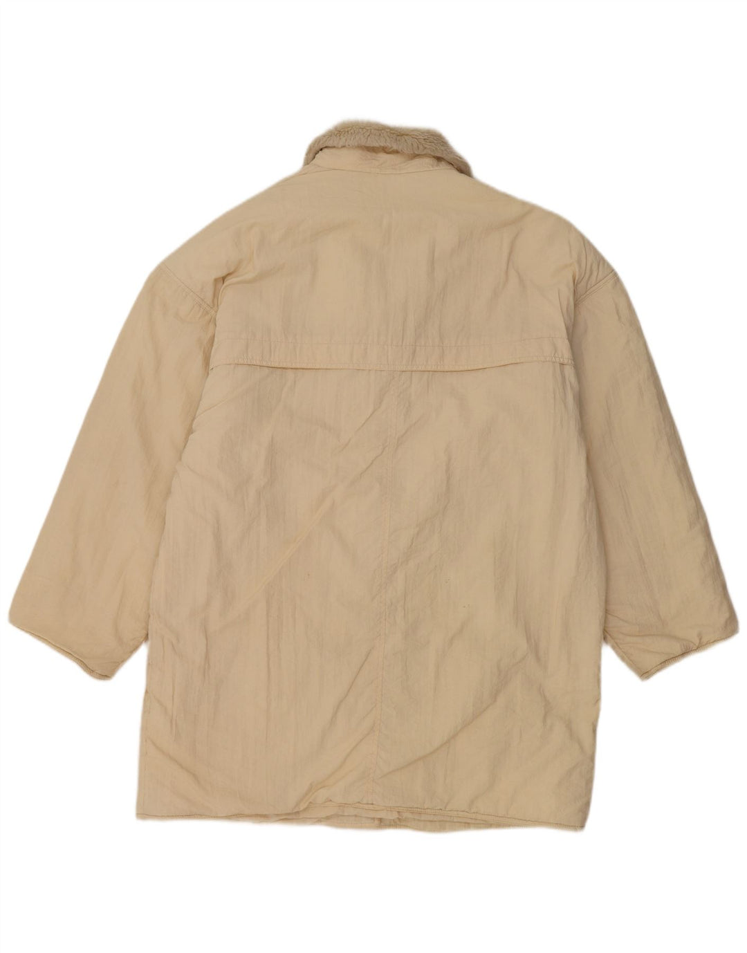 Penny Black Womens Oversized Windbreaker Coat UK 10 Small Beige Polyamid