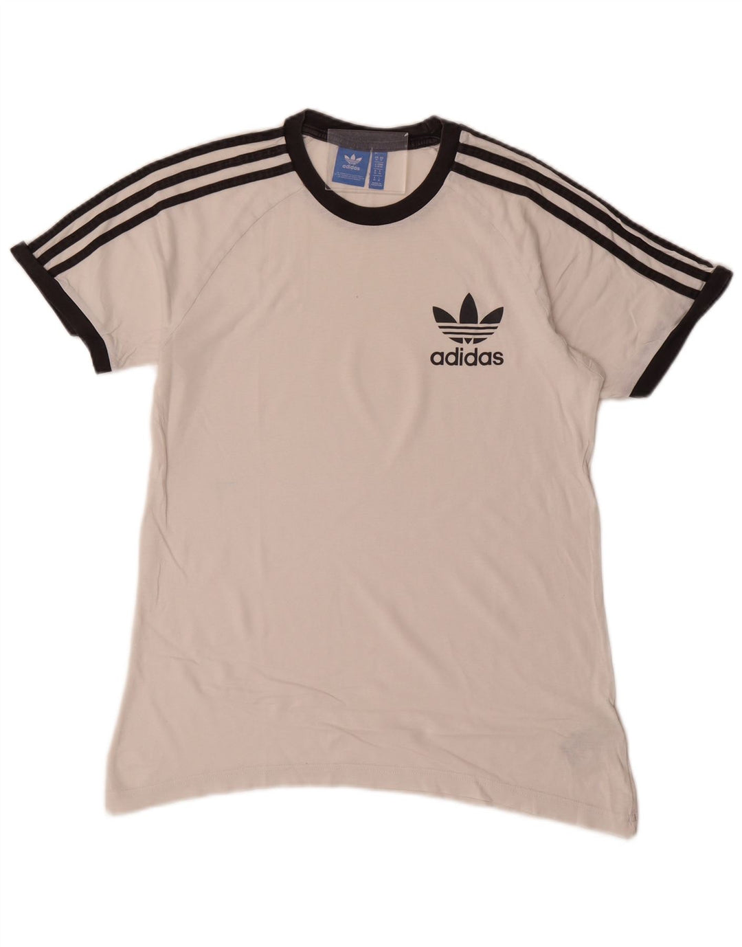 Adidas Herre T-Shirt Top Medium Hvid Bomuld