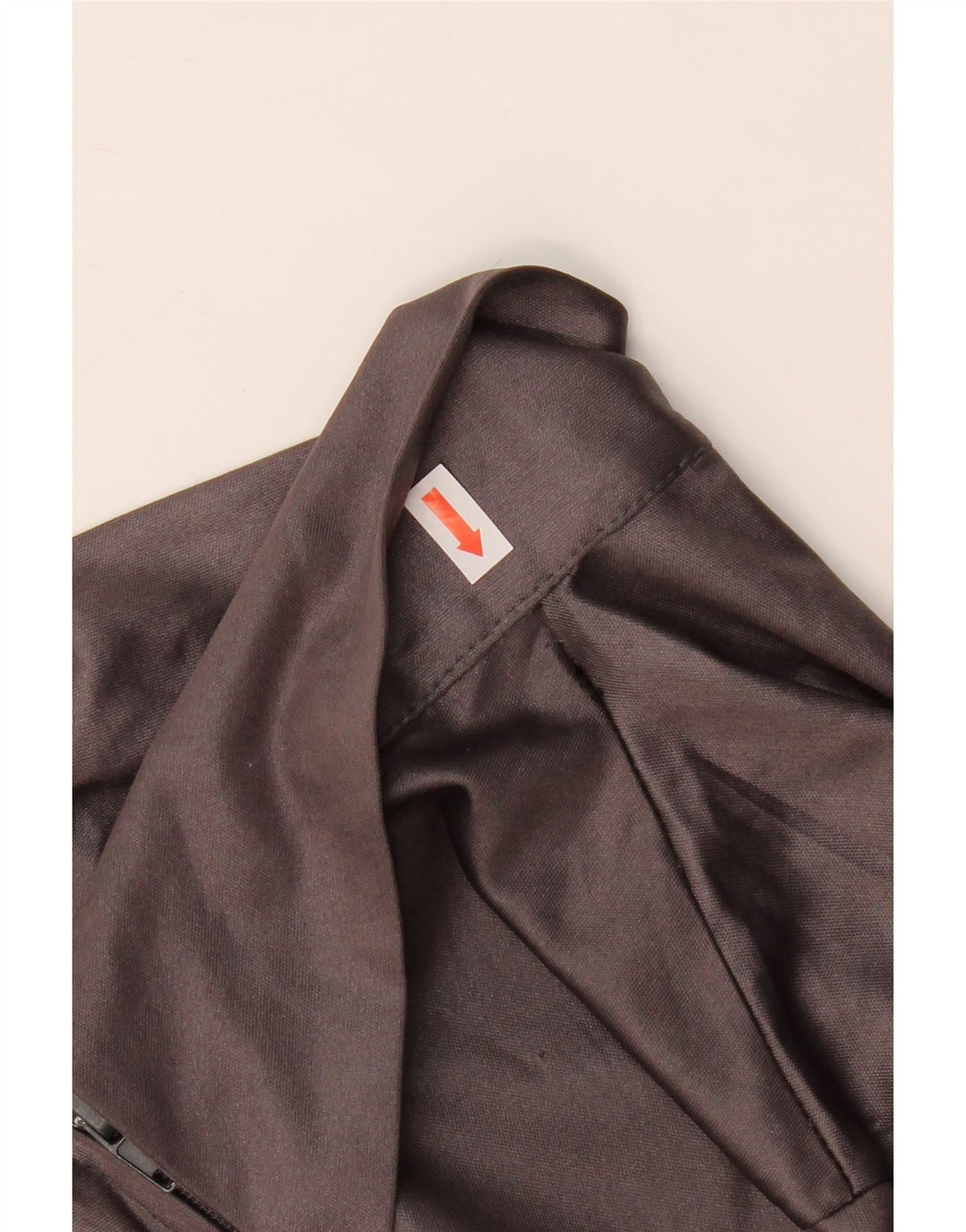 VINTAGE Womens Short Sleeve Shirt UK 12 Medium Grey Vintage Vintage and Second-Hand Vintage from Messina Hembry 