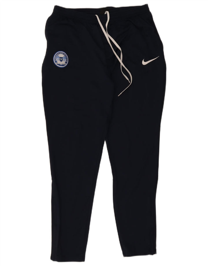 Nike Herre Dri Fit træningsdragt Bukser Large Navy Blue Polyester