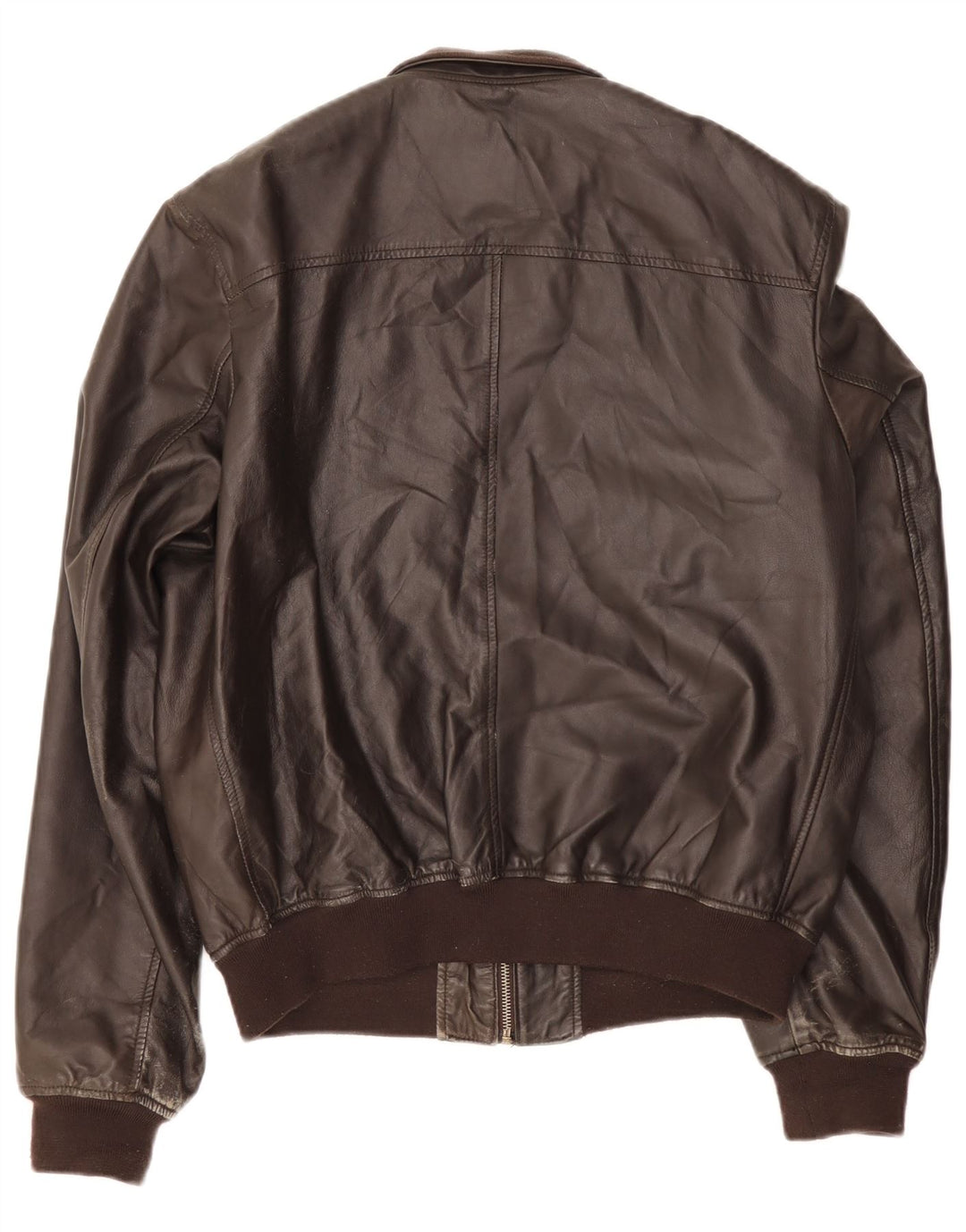 Vintage herre læderjakke UK 42 XL Brun
