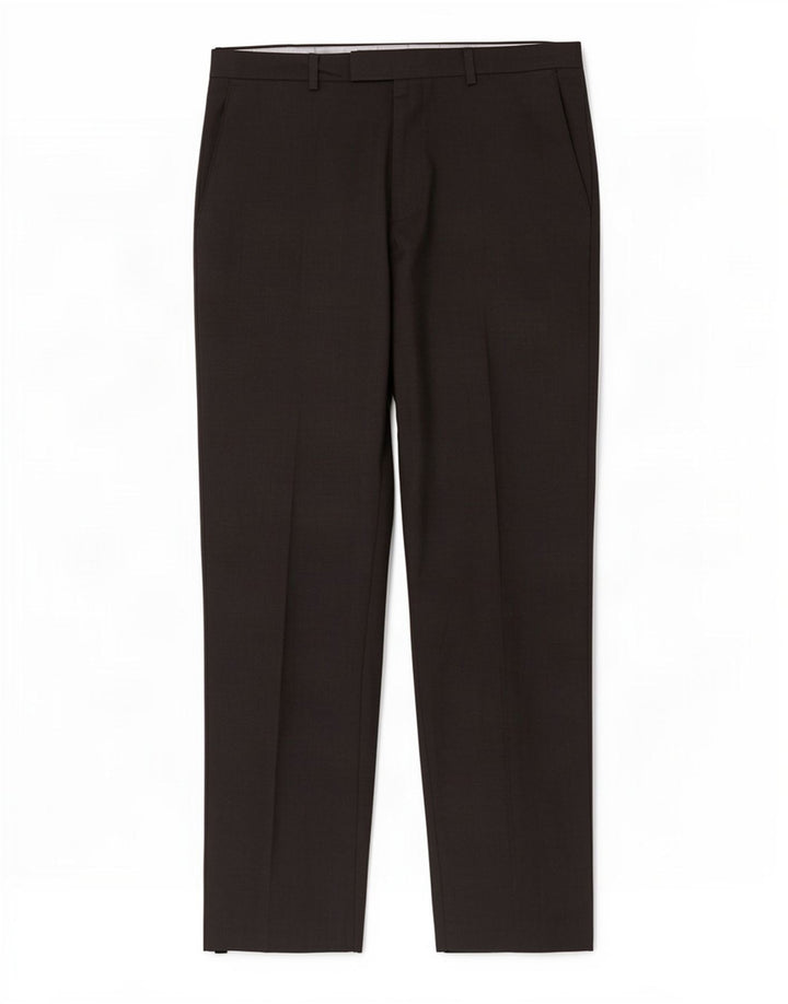 Marks & Spencer Herre Regular Fit Suit Bukser W34 L33 Sort uld