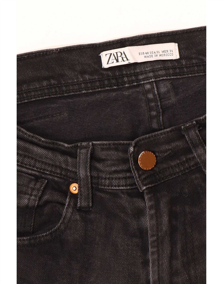 Zara Herre Slim Jeans EU 40 Medium W31 L30 Sort