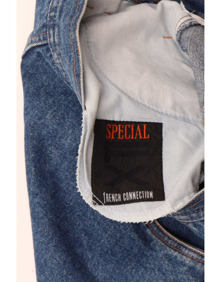 French Connection Dame Denim Nederdel W26 Lille Blå