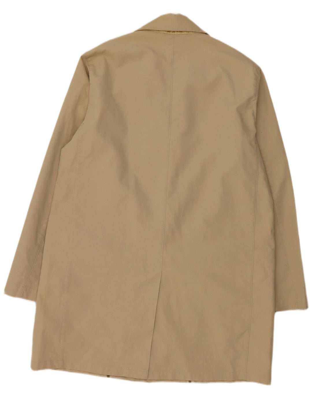 Belfe Herre Overfrakke UK 42 XL Beige Bomuld