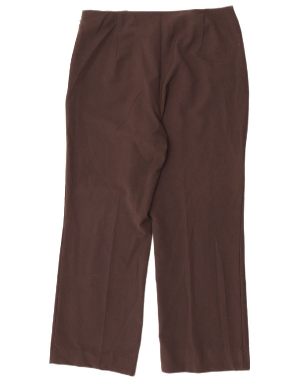 Marks & Spencer Lige fritidsbukser til kvinder UK 14 Large W32 L28 Brun