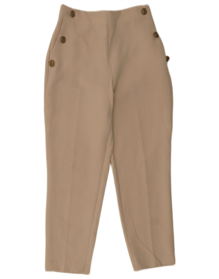 Zara Koniske Chinobukser til kvinder Medium W28 L28 Beige